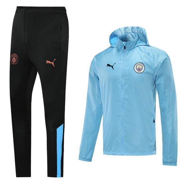 Rompevientos Manchester City Conjunto Completo 2021 2022 Azul Claro